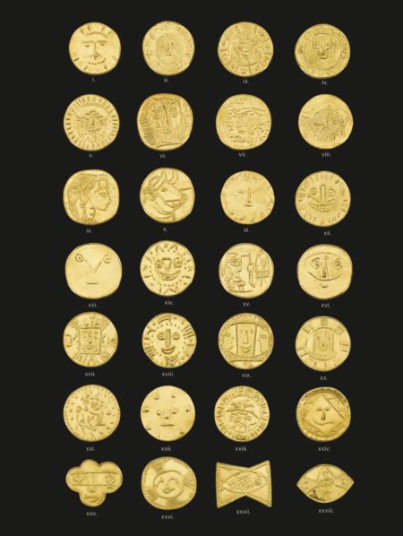 Twenty-Eight Gold Medallions (A Set Of 24 + A Set Of 4)-1955 Twenty-Eight Gold Medallions (A Set Of 24 + A Set Of 4)-1955