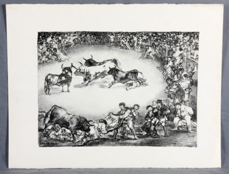Goya, Francisco De - Diversion de Espana. Los toros de Burdeos-1825 Goya, Francisco De - Diversion de Espana. Los toros de Burdeos-1825