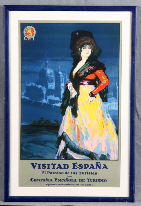 Spain Tourism Advertising Poster - Spain, a paradise for tourists- Spain Tourism Advertising Poster - Spain, a paradise for tourists-