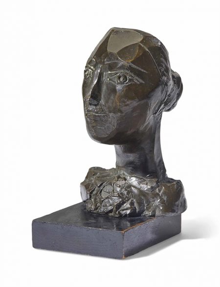 Tete de femme au chignon-1953 Tete de femme au chignon-1953