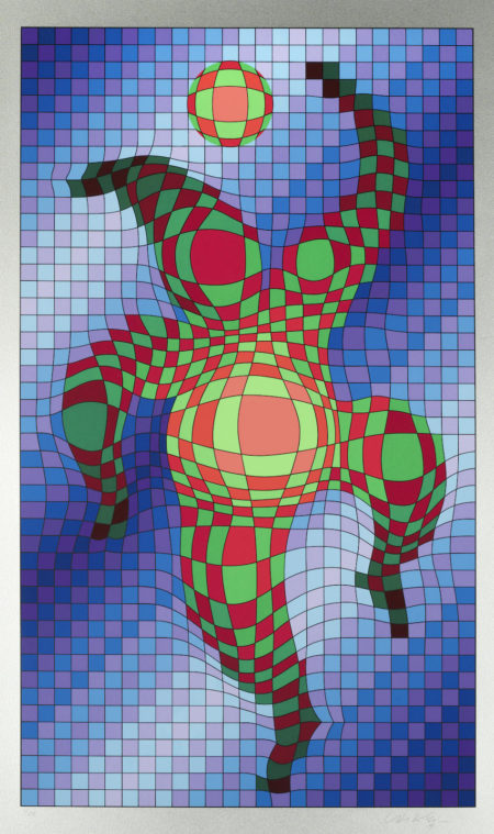 Clown with Ball; Harlequin, from 'Figurative'-1986 Clown with Ball; Harlequin, from 'Figurative'-1986