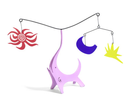 After Alexander Calder - Pink Elephant (Sun, Moon and Star)- After Alexander Calder - Pink Elephant (Sun, Moon and Star)-