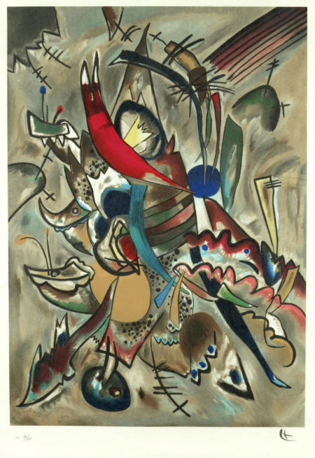 After Wassily Kandinsky - Two Ovals-1919 After Wassily Kandinsky - Two Ovals-1919