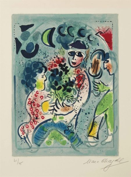 Frontispice pour: Chagall lithographe 1962-1968-1969 Frontispice pour: Chagall lithographe 1962-1968-1969