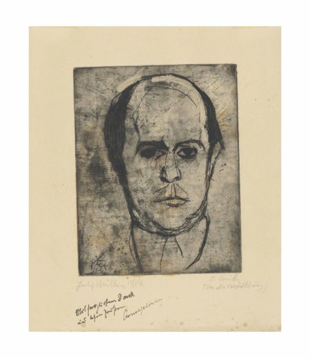 Bildnis Arnold Schonberg-1914 Bildnis Arnold Schonberg-1914