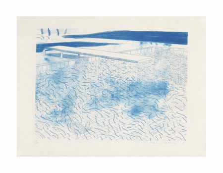 Lithograph of Water Made of Lines-1978 Lithograph of Water Made of Lines-1978