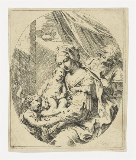 Agostino Carracci, after Correggio; Ecce Homo; Annibale Carracci; Giovanni Benedetto Castiglione; Giulio Carpioni, Nativity (B. 8); Luca Ciamberlano (1599-1641) after Raphael; Giovanni Battista Dotti; Giuseppe Maria Rolli; Elisabetta Sirani - A Small Collection of 16th & 17th Century Italian Etchings (Ecce Homo (B. 20); Susannah and the Elders (B. 1); Rachel concealing Laban's Idols (B. 4); Nativity (B. 8); Saint Jerome dying in Solitude (B. 72); The Denial of Saint Peter (Nagler 1754); Charity (B. 3); Holy Family with the young John the Baptist (B. 3)-1700 Agostino Carracci, after Correggio; Ecce Homo; Annibale Carracci; Giovanni Benedetto Castiglione; Giulio Carpioni, Nativity (B. 8); Luca Ciamberlano (1599-1641) after Raphael; Giovanni Battista Dotti; Giuseppe Maria Rolli; Elisabetta Sirani - A Small Collection of 16th & 17th Century Italian Etchings (Ecce Homo (B. 20); Susannah and the Elders (B. 1); Rachel concealing Laban's Idols (B. 4); Nativity (B. 8); Saint Jerome dying in Solitude (B. 72); The Denial of Saint Peter (Nagler 1754); Charity (B. 3); Holy Family with the young John the Baptist (B. 3)-1700