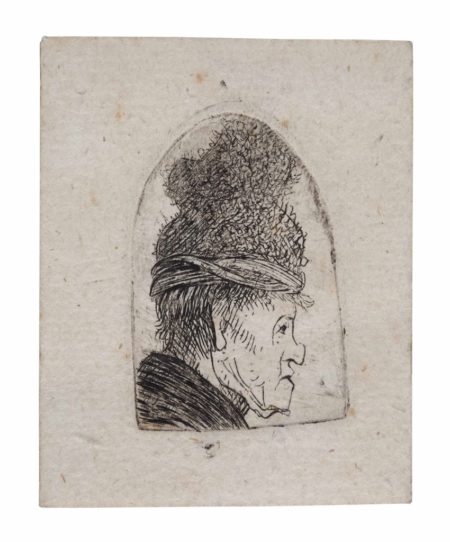 Grotesque Profile: Man in a high Cap-1629 Grotesque Profile: Man in a high Cap-1629