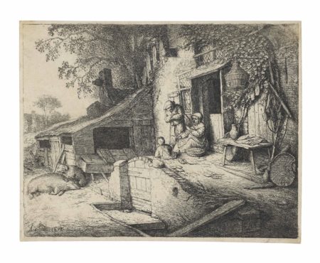 The Woman spinning-1652 The Woman spinning-1652