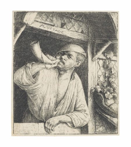 The Baker sounding his Horn-1664 The Baker sounding his Horn-1664