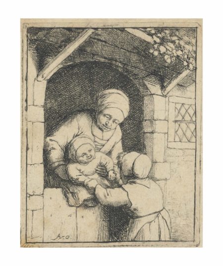 Mother and two Children-1675 Mother and two Children-1675