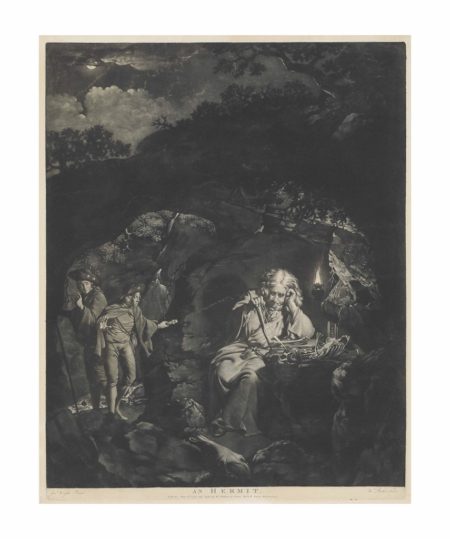 After Joseph Wright Of Derby - An Hermit-1770 After Joseph Wright Of Derby - An Hermit-1770