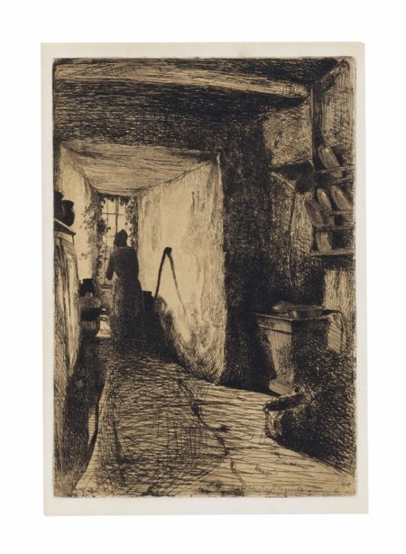 The Kitchen, from: Twelve Etchings from Nature-1858 The Kitchen, from: Twelve Etchings from Nature-1858