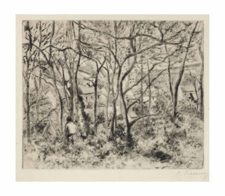 Paysage sous Bois, a l'Hermitage (Pontoise)-1879 Paysage sous Bois, a l'Hermitage (Pontoise)-1879