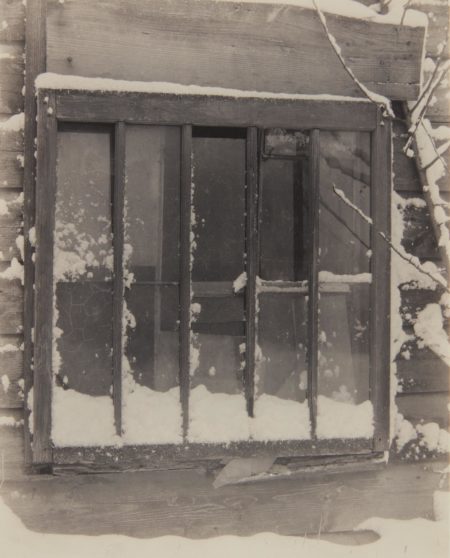 Window: Wood, Glass, Snow-1923 Window: Wood, Glass, Snow-1923