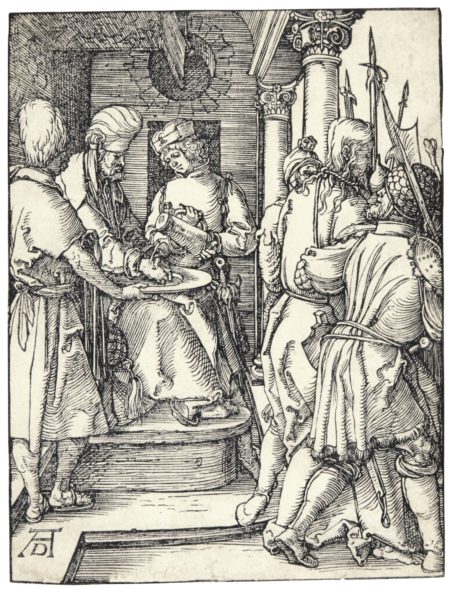 Pilate Washing His Hands (B. 36; M., Holl. 145)-1509 Pilate Washing His Hands (B. 36; M., Holl. 145)-1509