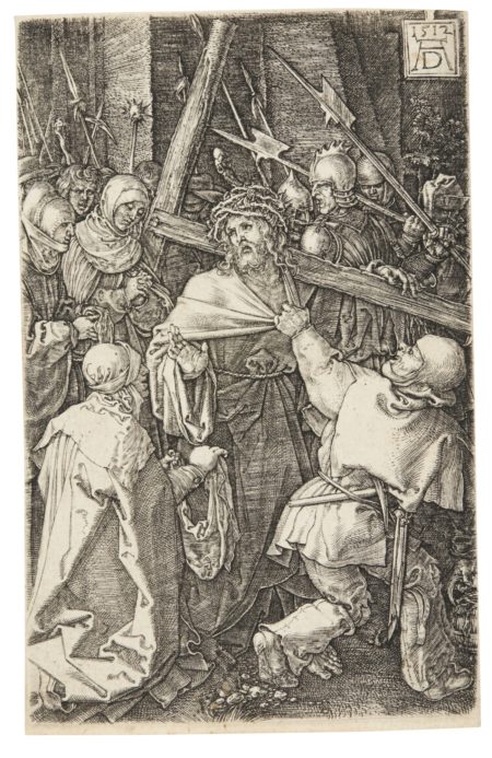 Pilate Washing His Hands; Christ Carrying The Cross; And St Thomas (B. 11, 12, 48; M., Holl. 11, 12, 50)-1512 Pilate Washing His Hands; Christ Carrying The Cross; And St Thomas (B. 11, 12, 48; M., Holl. 11, 12, 50)-1512