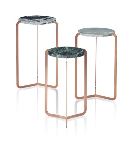 Pieter Henning - A Set Of Regular Stone Occasional Tables-2016 Pieter Henning - A Set Of Regular Stone Occasional Tables-2016