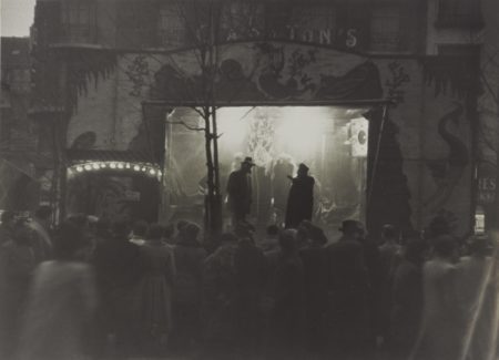 Paris, Boulevard De Clichy (Theatre De Rue)-1949 Paris, Boulevard De Clichy (Theatre De Rue)-1949