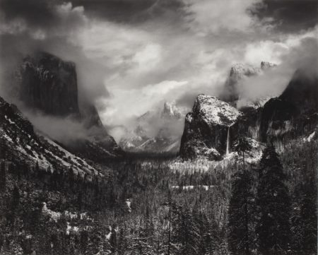 Clearing Winter Storm, Yosemite National Park, Ca.-1937 Clearing Winter Storm, Yosemite National Park, Ca.-1937
