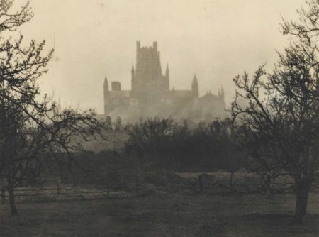 Ely Cathedral: Evening View From The East-1916 Ely Cathedral: Evening View From The East-1916