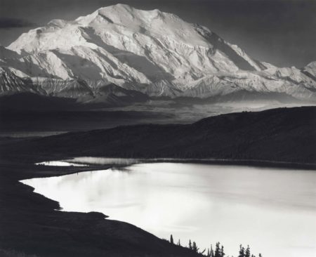 Mount Mckinley And Wonder Lake, Denali National Park, Alaska-1947 Mount Mckinley And Wonder Lake, Denali National Park, Alaska-1947