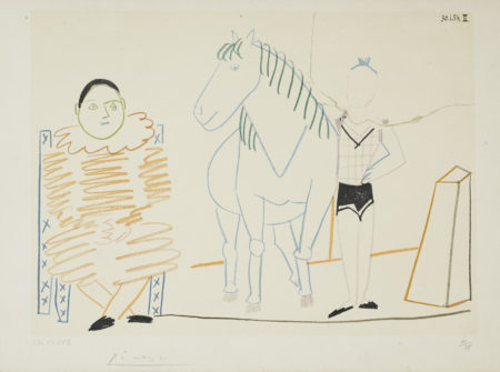Untitled (Horse And Two Figures), From Verve: Volume VIII, 29-30 (Not In Cramer)-1954 Untitled (Horse And Two Figures), From Verve: Volume VIII, 29-30 (Not In Cramer)-1954