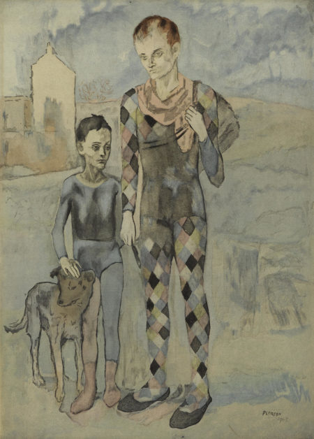 After Pablo Picasso - Les Saltimbanques (G./P. E634)-1922 After Pablo Picasso - Les Saltimbanques (G./P. E634)-1922