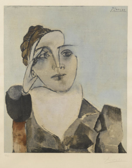 After Pablo Picasso - Portrait De Dora Maar-1960 After Pablo Picasso - Portrait De Dora Maar-1960