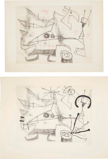 Femme-Oiseau I: Two Impressions-1960 Femme-Oiseau I: Two Impressions-1960