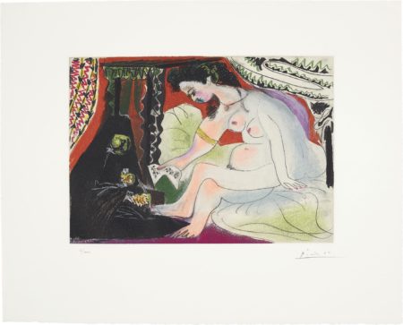 After Pablo Picasso - Bethsabee (Bathsheba)-1966 After Pablo Picasso - Bethsabee (Bathsheba)-1966