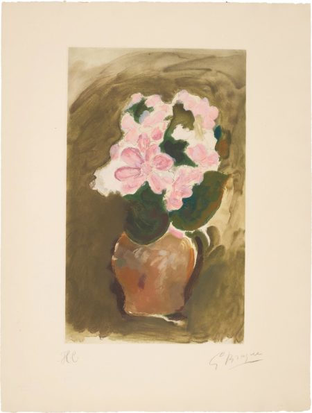 After Georges Braque - Bouquet Dans Un Vase (Bouquet In A Vase)-1953 After Georges Braque - Bouquet Dans Un Vase (Bouquet In A Vase)-1953