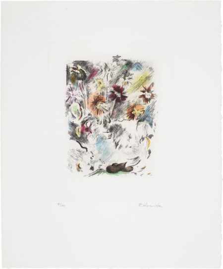 Multi-Coloured Flower-Piece-1974 Multi-Coloured Flower-Piece-1974