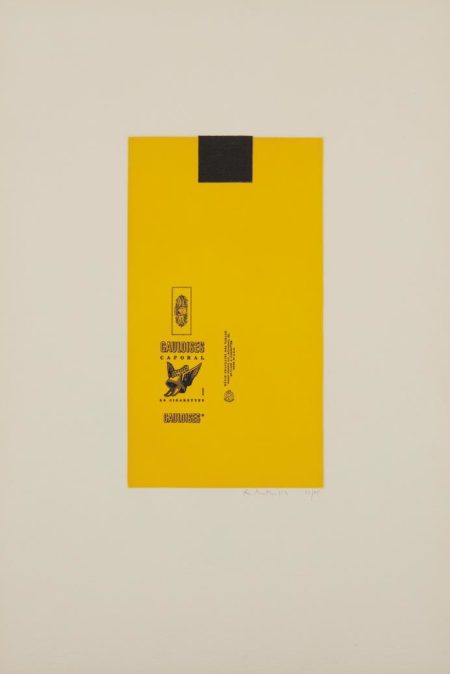 Gauloises Bleues (Yellow With Black Square)-1971 Gauloises Bleues (Yellow With Black Square)-1971