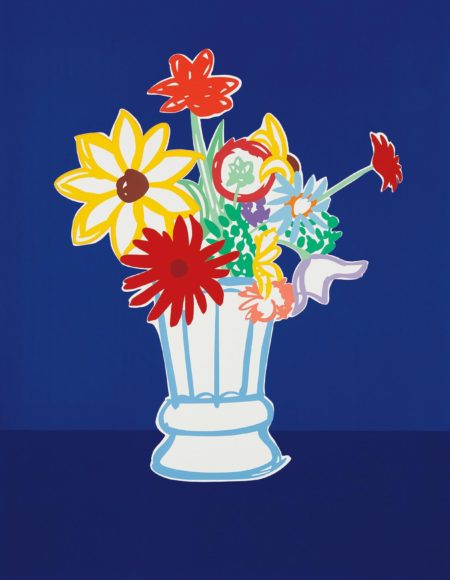 Country Bouquet With Blue-1991 Country Bouquet With Blue-1991