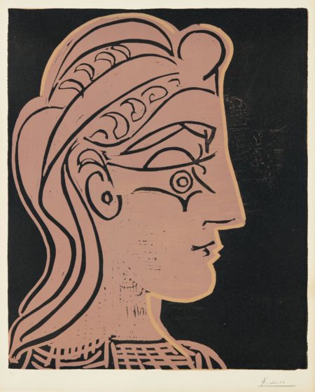 Tete De Femme (De Profil) (Head Of A Woman - In Profile)-1959 Tete De Femme (De Profil) (Head Of A Woman - In Profile)-1959