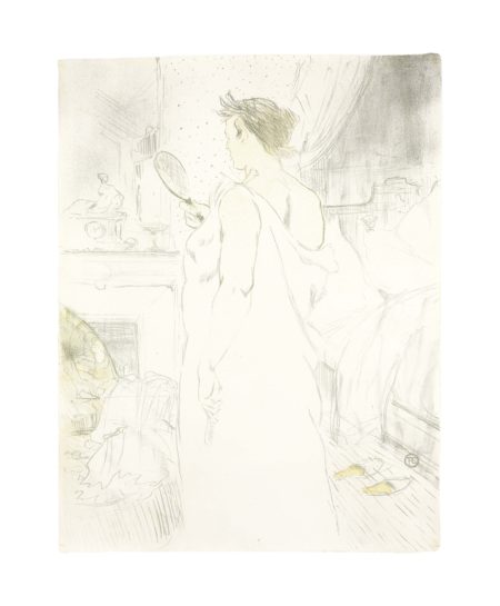 Femme A La Glace - La Glace A Main, From Elles; La Revue Blanche-1896 Femme A La Glace - La Glace A Main, From Elles; La Revue Blanche-1896