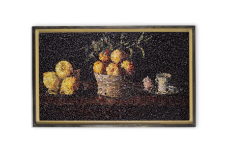 Vik Muniz - Still Life With Lemons, Oranges, And A Rose, After Francisco De Zurbaran, From Pictures Of Magazines-2004 Vik Muniz - Still Life With Lemons, Oranges, And A Rose, After Francisco De Zurbaran, From Pictures Of Magazines-2004