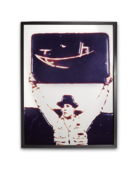 Vik Muniz - Teacher (Joseph Beuys), From Pictures In Chocolate-1999 Vik Muniz - Teacher (Joseph Beuys), From Pictures In Chocolate-1999