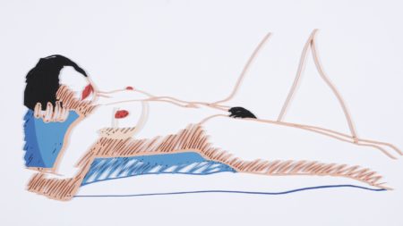 Steel Drawing Edition/Monica Lying On Her Back- Steel Drawing Edition/Monica Lying On Her Back-