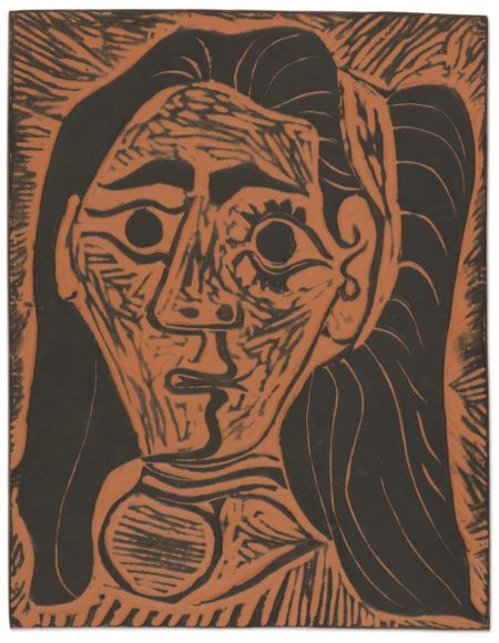 Femme Aux Cheveux Flous (A.R. 520)-1964 Femme Aux Cheveux Flous (A.R. 520)-1964