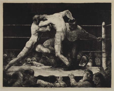 George Wesley Bellows - A Stag At Sharkeys (Mason 46)-1917 George Wesley Bellows - A Stag At Sharkeys (Mason 46)-1917