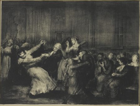 George Wesley Bellows - Dance In A Madhouse (Mason 49)-1917 George Wesley Bellows - Dance In A Madhouse (Mason 49)-1917