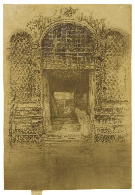 James Mcneill Whistler - The Doorway (Kennedy 188; Glasgow 193)-1880 James Mcneill Whistler - The Doorway (Kennedy 188; Glasgow 193)-1880