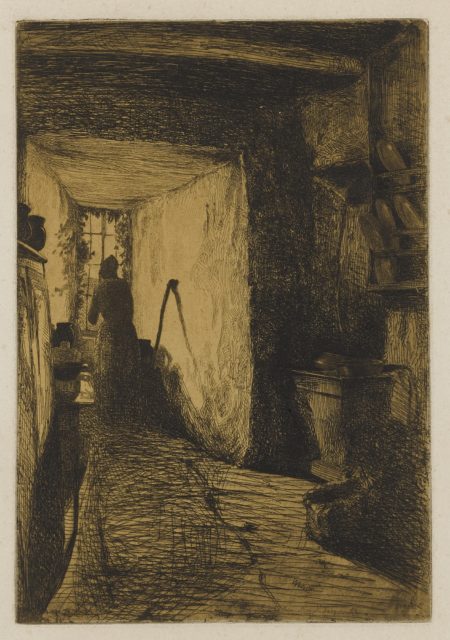 James Mcneill Whistler - The Kitchen (K. 24; G. 16)-1858 James Mcneill Whistler - The Kitchen (K. 24; G. 16)-1858