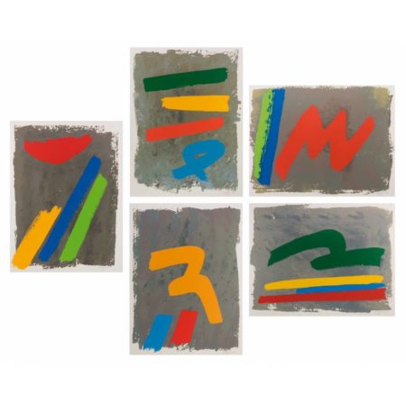 Loop series (consisting of 'Low Sun', Yellow Mark', Three and Blue Loop', 'Red M' and 'Green Loop')-1971 Loop series (consisting of 'Low Sun', Yellow Mark', Three and Blue Loop', 'Red M' and 'Green Loop')-1971