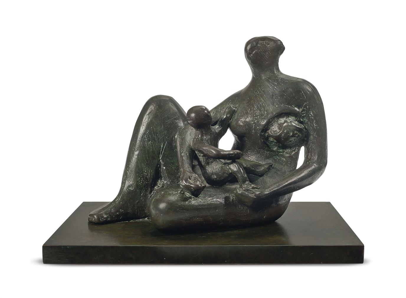 Semi-Seated Mother And Child-1981 Semi-Seated Mother And Child-1981