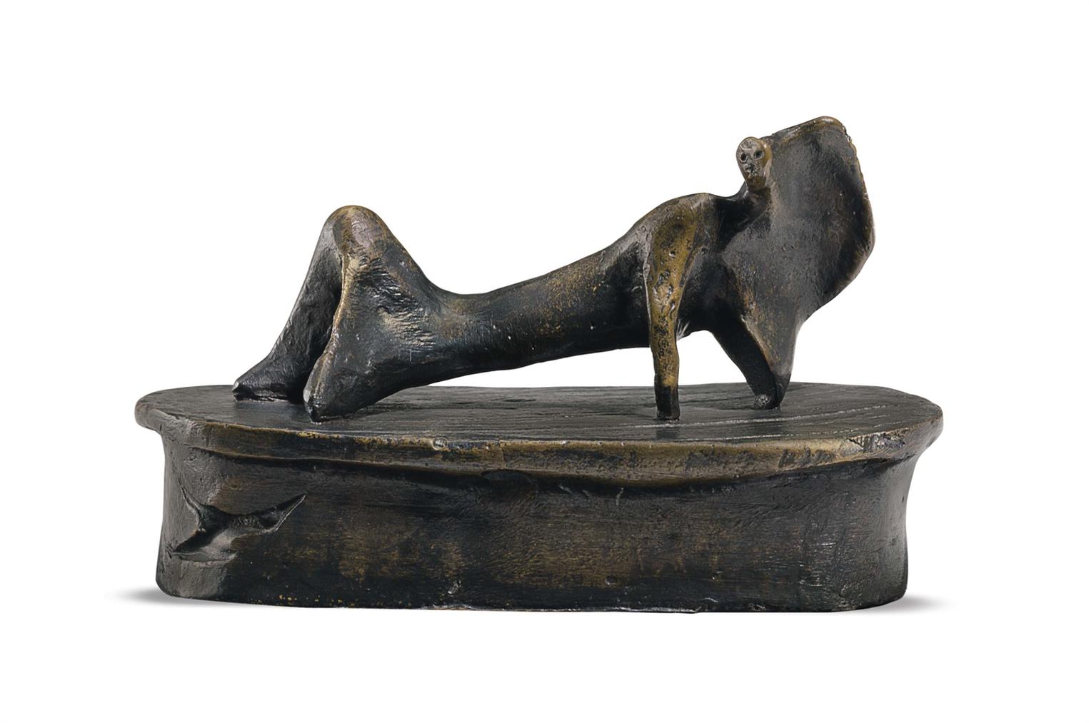 Maquette For Reclining Figure: Cloak-1969 Maquette For Reclining Figure: Cloak-1969