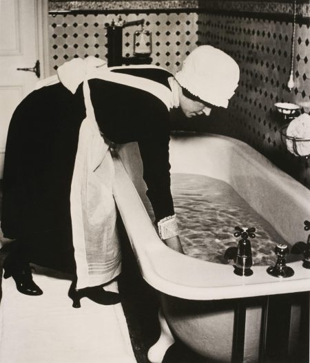 Parlourmaid Preparing A Bath Before Dinner, 1935-1935 Parlourmaid Preparing A Bath Before Dinner, 1935-1935