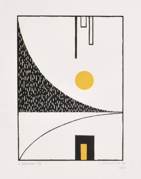 Folder with 3 lithographs and 3 woodcuts-1979 Folder with 3 lithographs and 3 woodcuts-1979